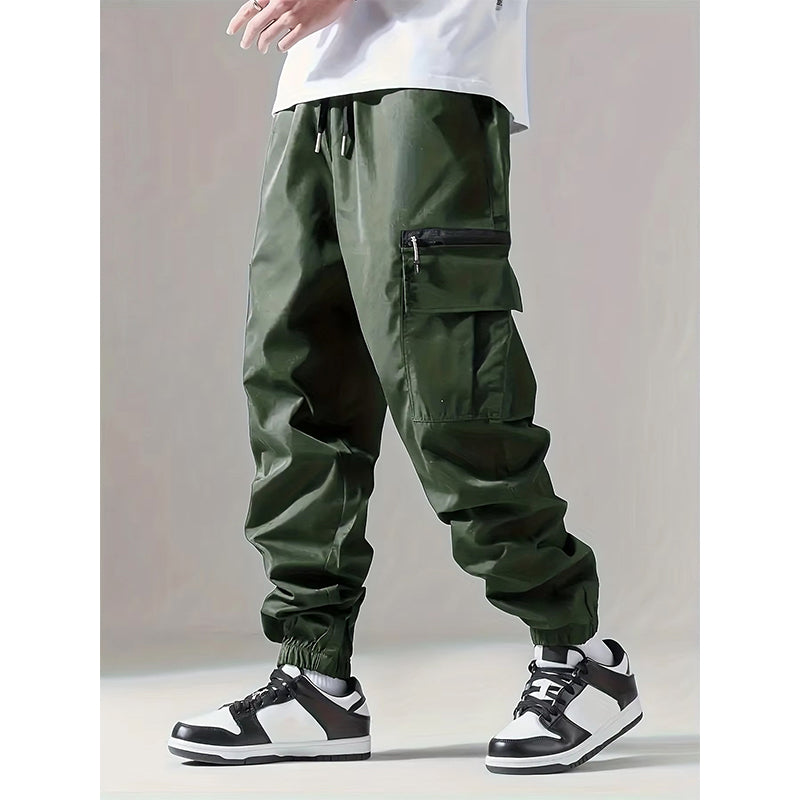 👖 Hands-Free Storage, Relaxed Easy Movement | Men's Casual Multi-Pocket Cargo Pants