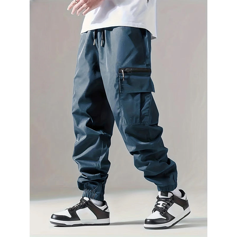 👖 Hands-Free Storage, Relaxed Easy Movement | Men's Casual Multi-Pocket Cargo Pants