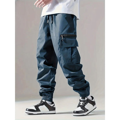 👖 Hands-Free Storage, Relaxed Easy Movement | Men's Casual Multi-Pocket Cargo Pants