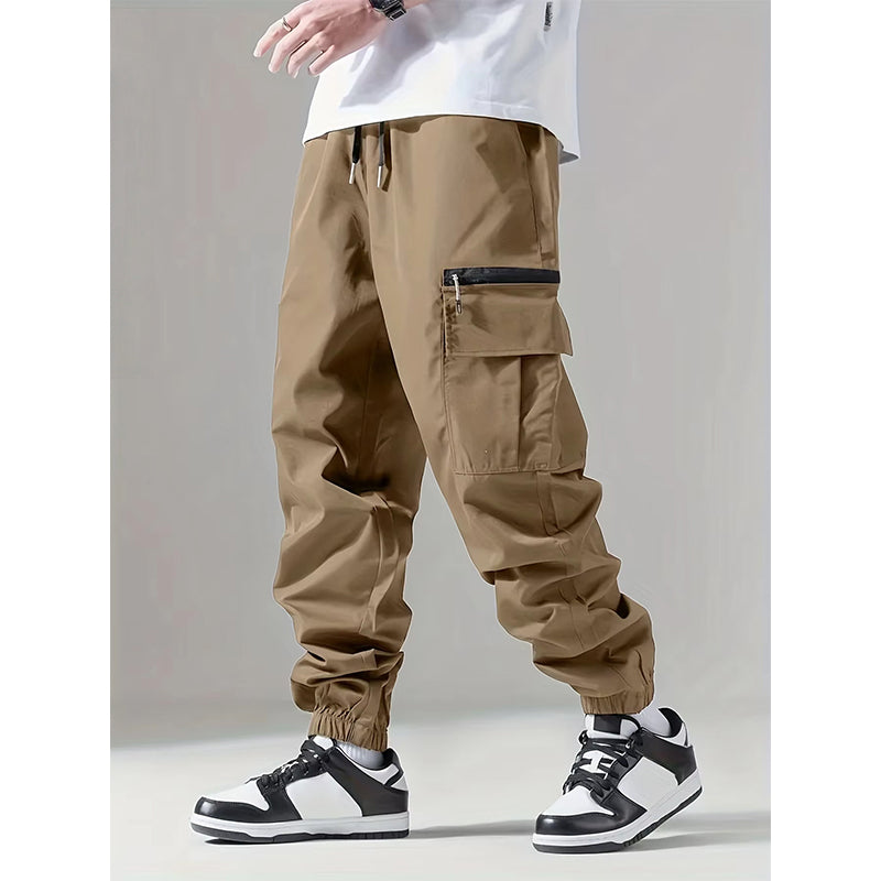 👖 Hands-Free Storage, Relaxed Easy Movement | Men's Casual Multi-Pocket Cargo Pants
