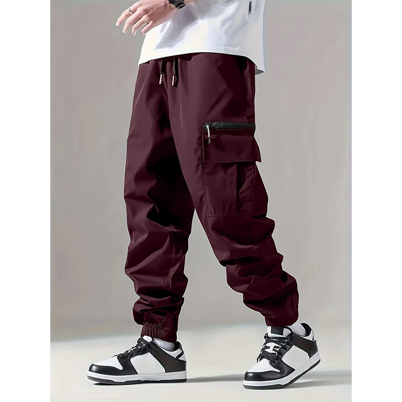 👖 Hands-Free Storage, Relaxed Easy Movement | Men's Casual Multi-Pocket Cargo Pants