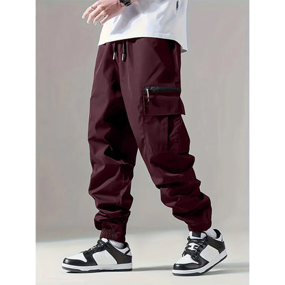 👖 Hands-Free Storage, Relaxed Easy Movement | Men's Casual Multi-Pocket Cargo Pants