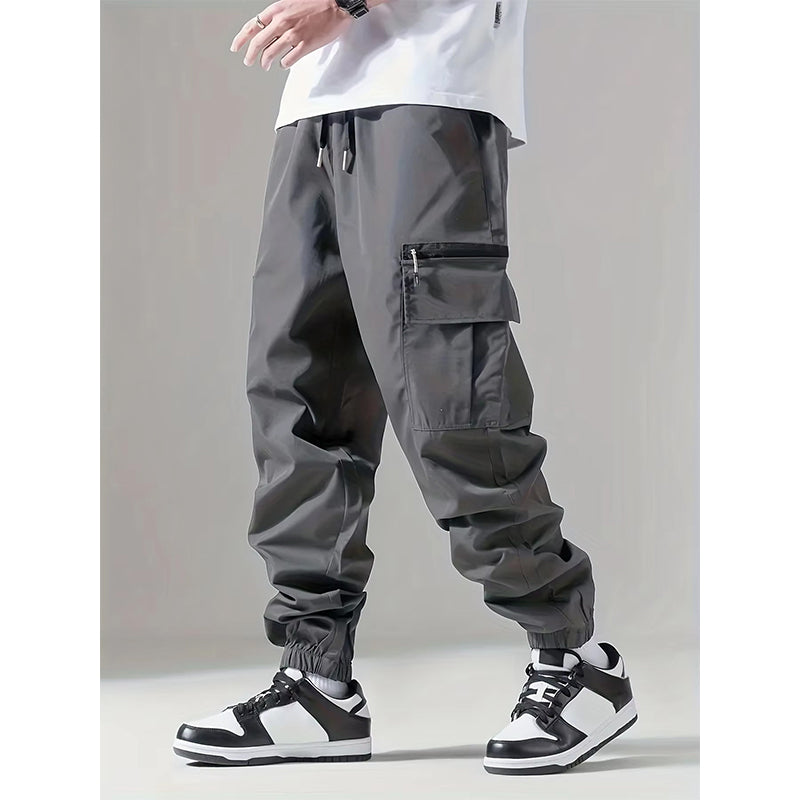 👖 Hands-Free Storage, Relaxed Easy Movement | Men's Casual Multi-Pocket Cargo Pants