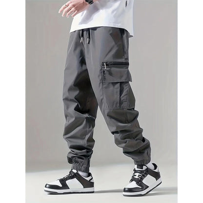 👖 Hands-Free Storage, Relaxed Easy Movement | Men's Casual Multi-Pocket Cargo Pants