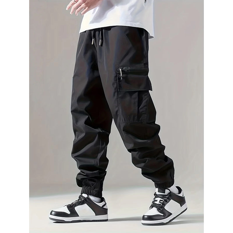 👖 Hands-Free Storage, Relaxed Easy Movement | Men's Casual Multi-Pocket Cargo Pants
