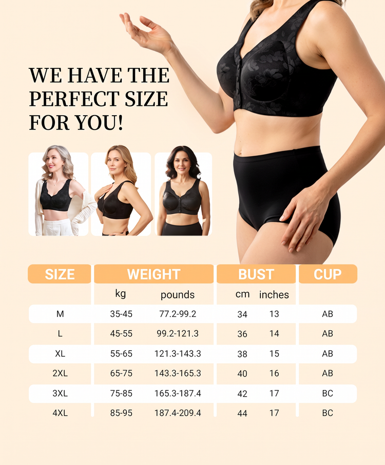 ⏳LAST WEEK SALE -ONLY £7.99!!!💚💐Front-Clasp Wire-Free Seamless Bra - Ultra-Soft Support with All-Day Comfort for a Smooth Silhouette 🌸✨
