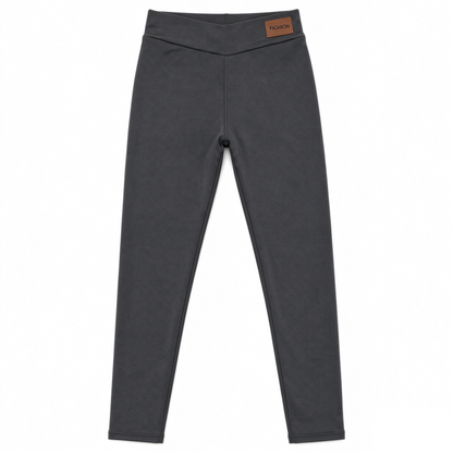 Women's High-Waisted Plush-Lined Thermal Leggings