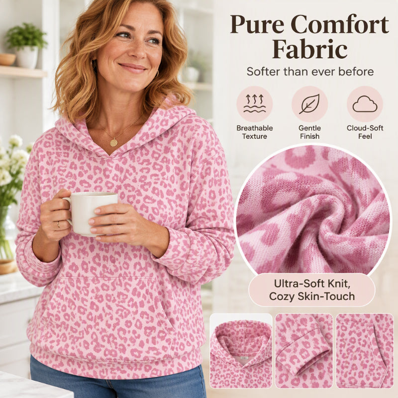 🐆 Eye-Catching Print, Easy Everyday Comfort | Women's Casual Leopard Print Sweatshirt