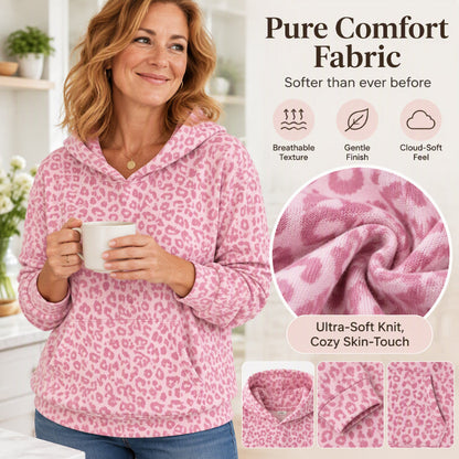 🐆 Eye-Catching Print, Easy Everyday Comfort | Women's Casual Leopard Print Sweatshirt