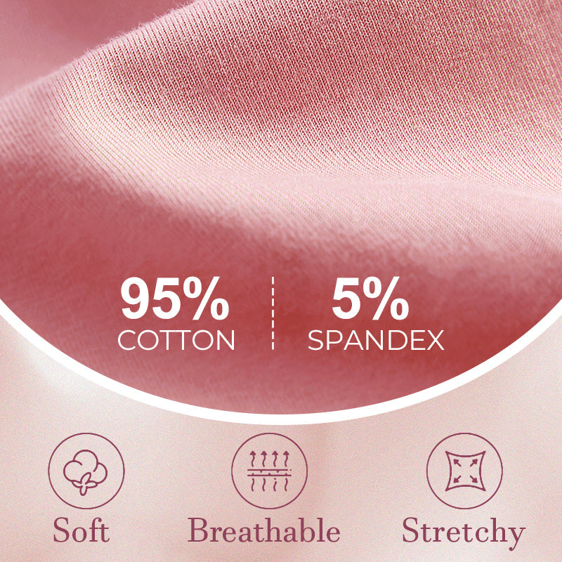 🌸2026 HOT SALE-Buy 1 Get 3 Packs💗Plus Size High Waist Leak Proof Cotton Panties-Everyday Comfort, Extra Peace of Mind