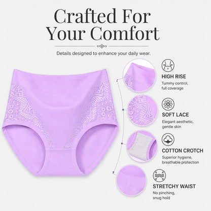 🌸2026 HOT SALE-Buy 1 Get 3 Packs💗Plus Size High Waist Leak Proof Cotton Panties-Everyday Comfort, Extra Peace of Mind